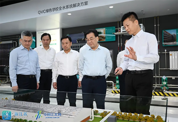 江蘇省省委書記信長星在贛榆海州督導第二批主題教育并調(diào)研（走進企業(yè)）_空氣能最好品牌